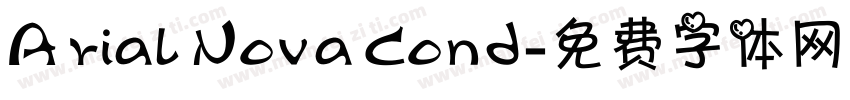 Arial Nova Cond字体转换